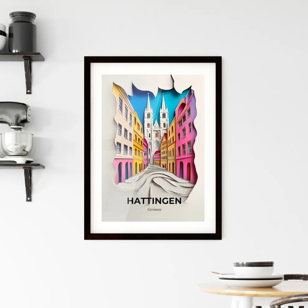 Vivid Hattingen, Germany, Framed Wall Art