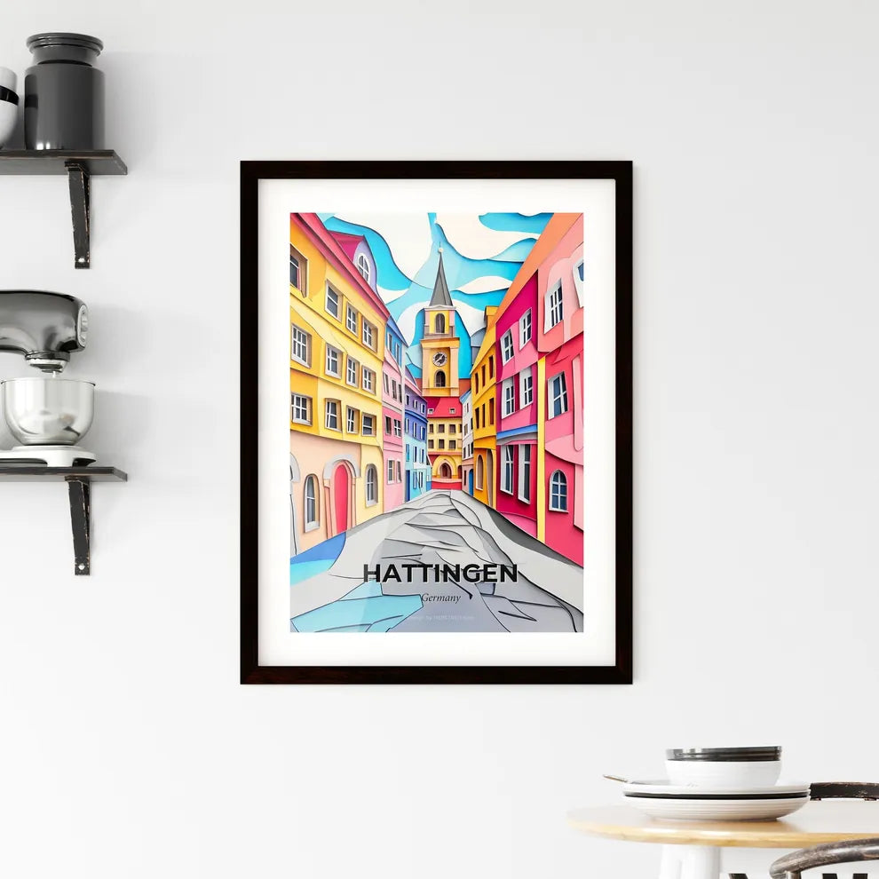 Vivid Hattingen, Germany, Framed Wall Art