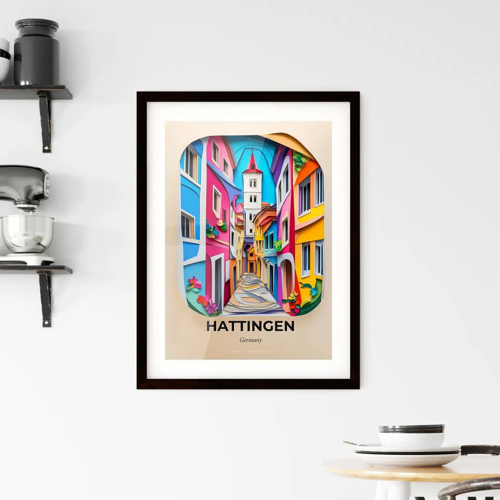 Vivid Hattingen, Germany, Framed Wall Art