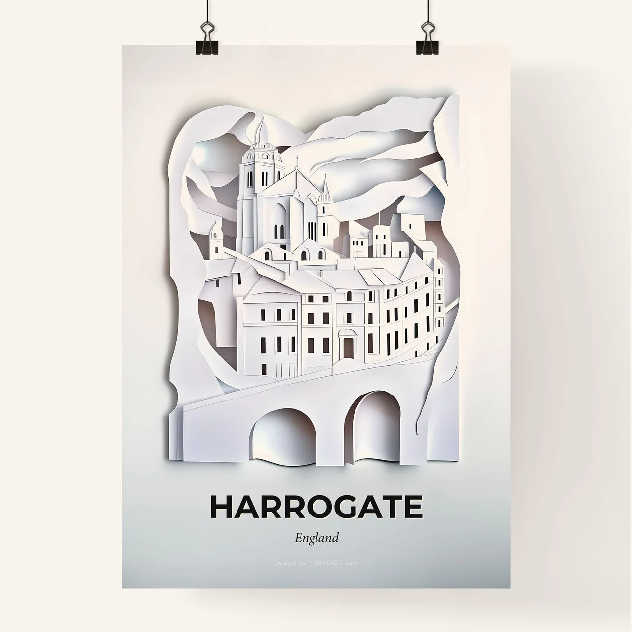 Vivid Harrogate, England, Colorful Poster