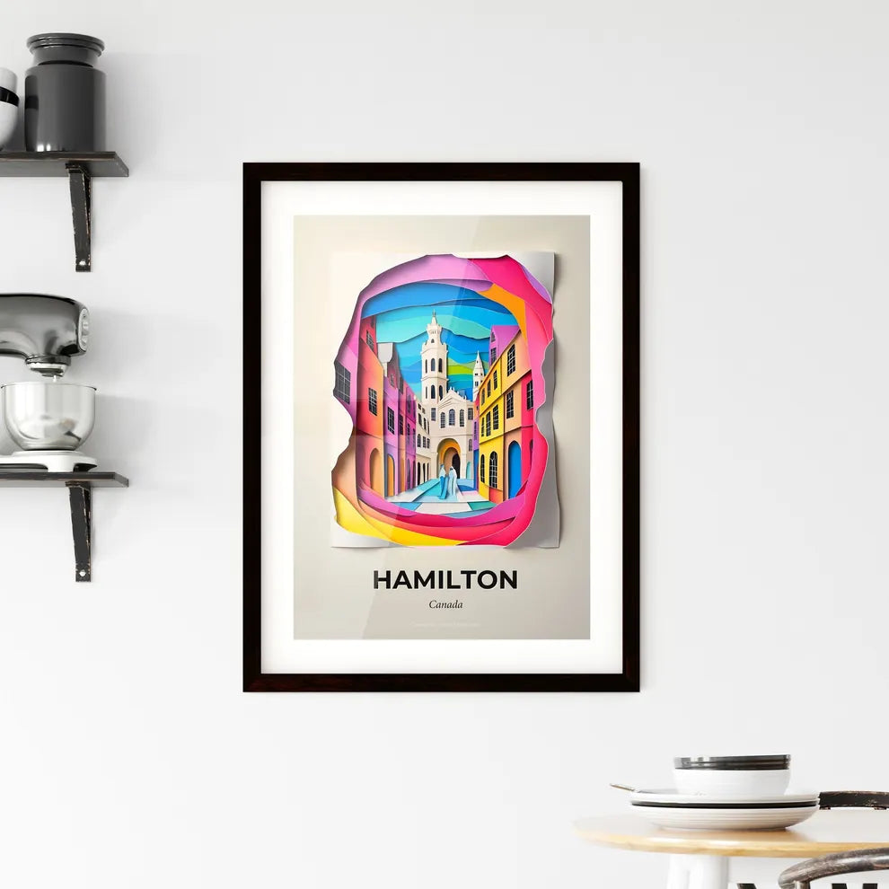 Vivid Hamilton, Canada, Framed Wall Art