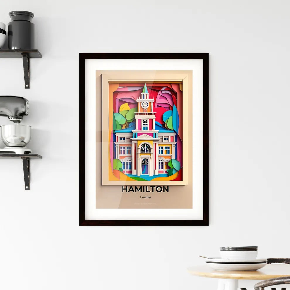Vivid Hamilton, Canada, Framed Wall Art