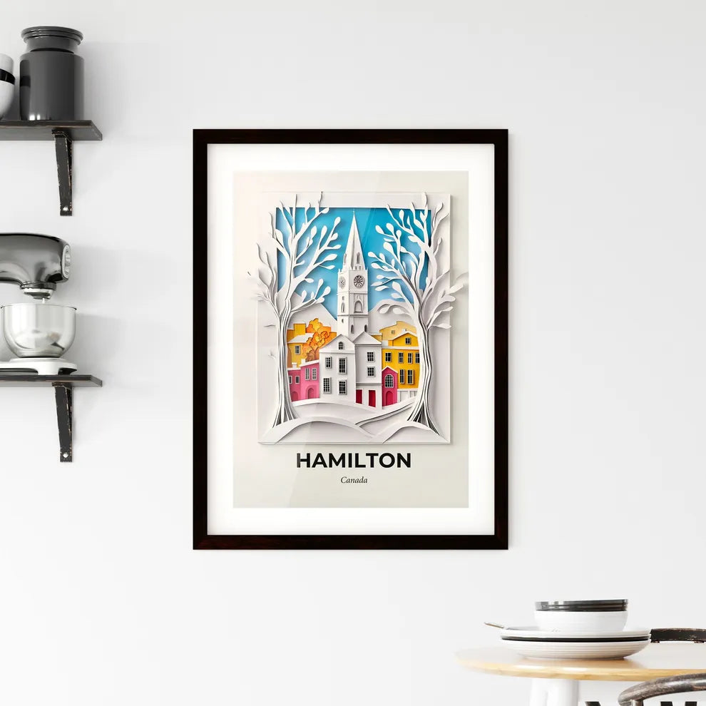 Vivid Hamilton, Canada, Framed Wall Art