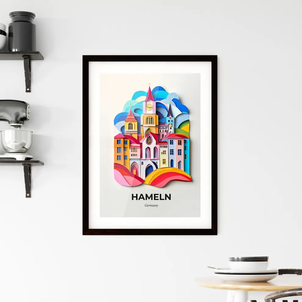 Vivid Hameln, Germany, Framed Wall Art
