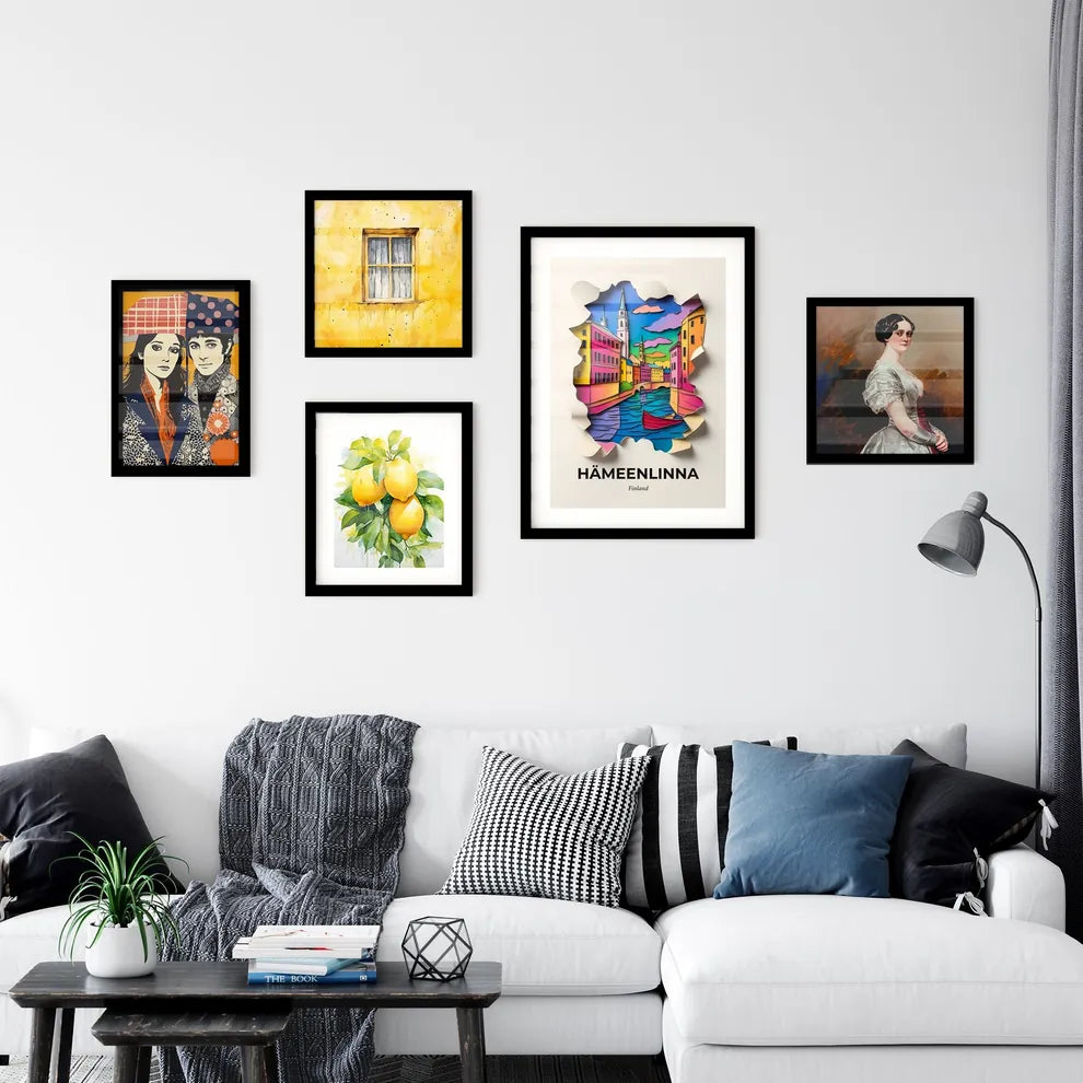 Vivid Hämeenlinna, Finland, Premium Framed Prints