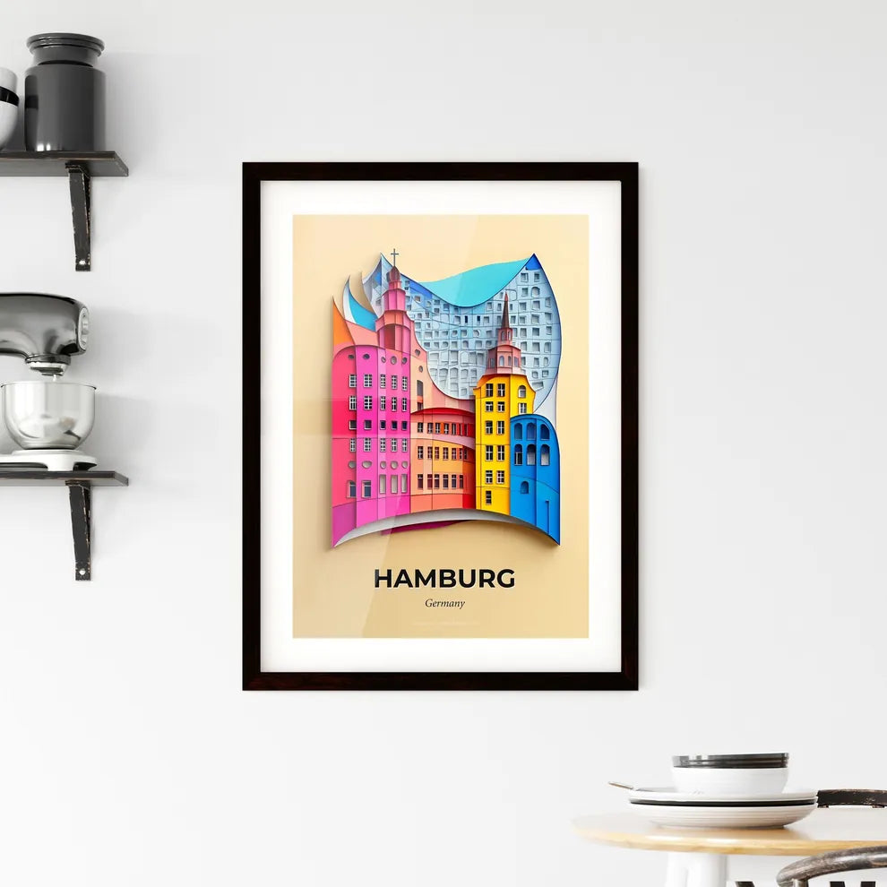 Vivid Hamburg, Germany, Framed Wall Art