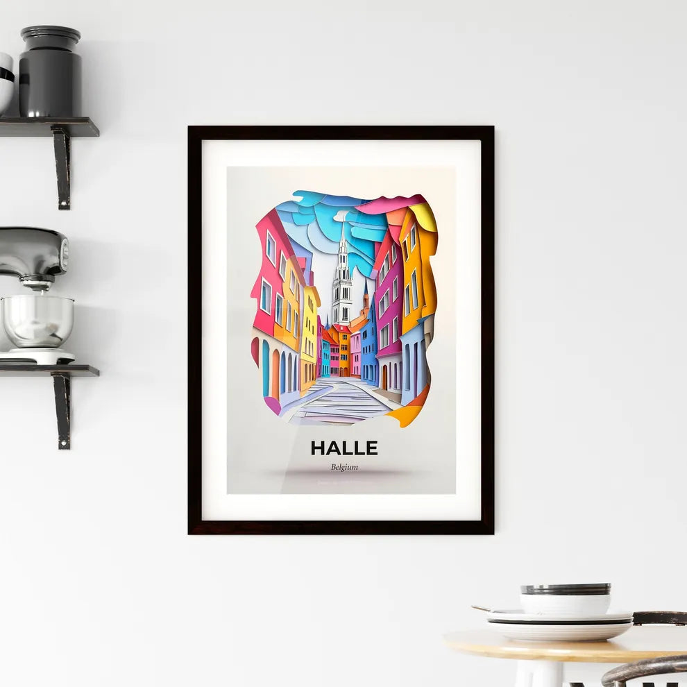 Vivid Halle , Belgium, Framed Wall Art