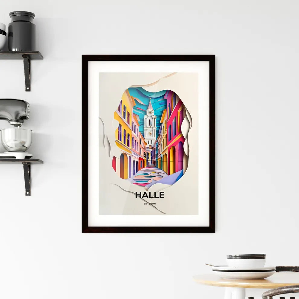 Vivid Halle , Belgium, Framed Wall Art