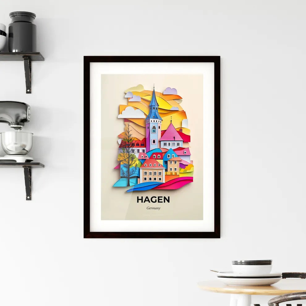 Vivid Hagen, Germany, Framed Wall Art