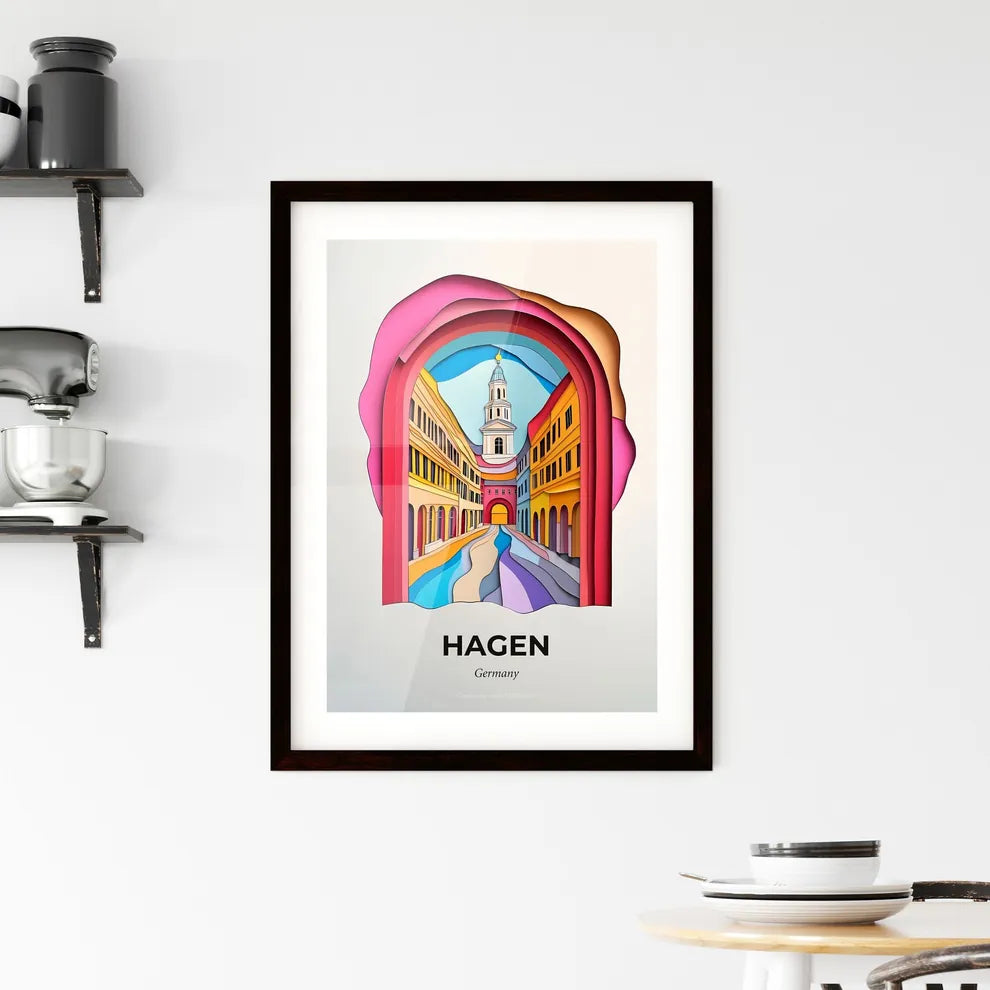 Vivid Hagen, Germany, Framed Wall Art