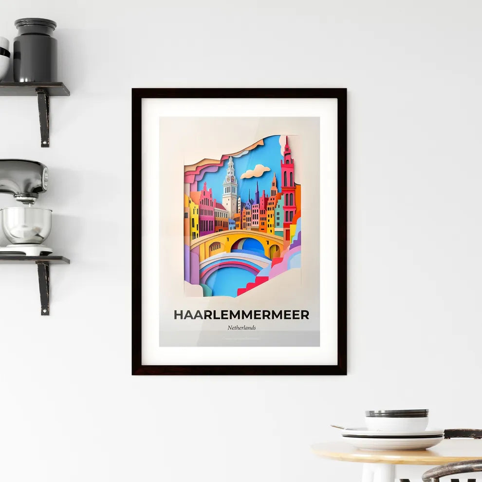 Vivid Haarlemmermeer, Netherlands, Framed Wall Art