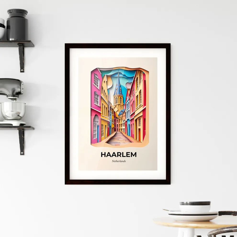 Vivid Haarlem, Netherlands, Framed Wall Art