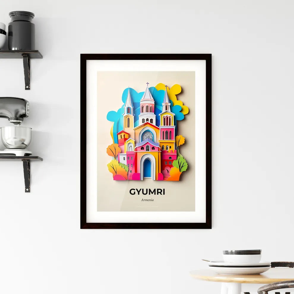 Vivid Gyumri, Armenia, Framed Wall Art