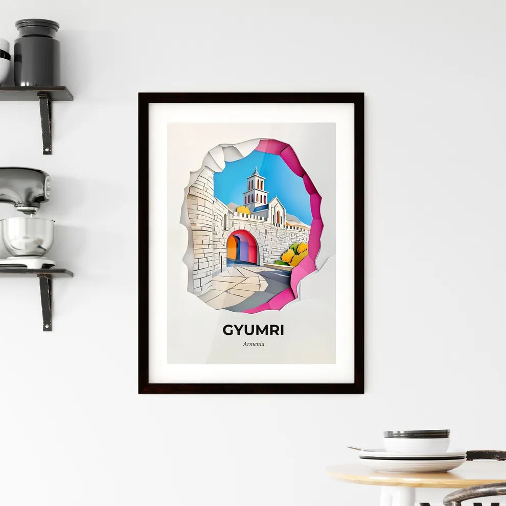 Vivid Gyumri, Armenia, Framed Wall Art