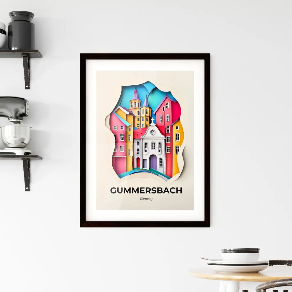 Vivid Gummersbach, Germany, Framed Wall Art