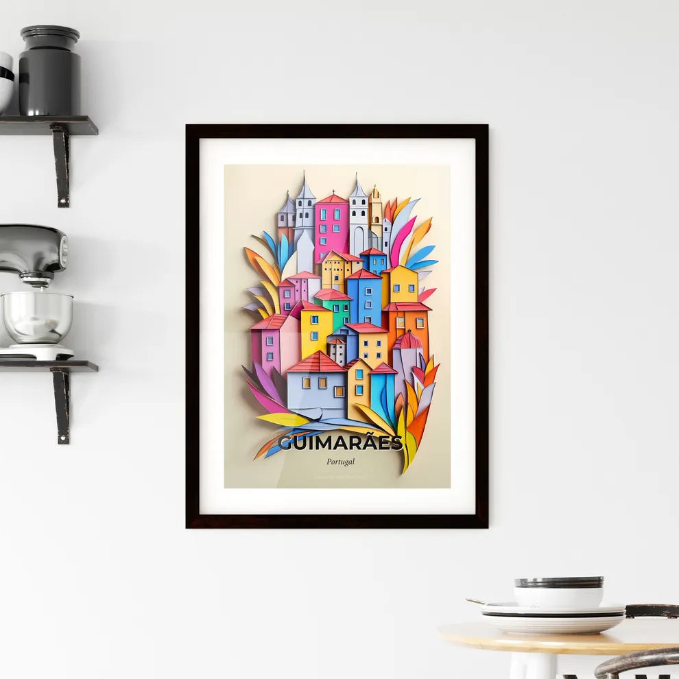 Vivid Guimarães, Portugal, Framed Wall Art