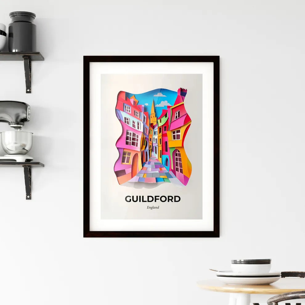 Vivid Guildford, England, Framed Wall Art