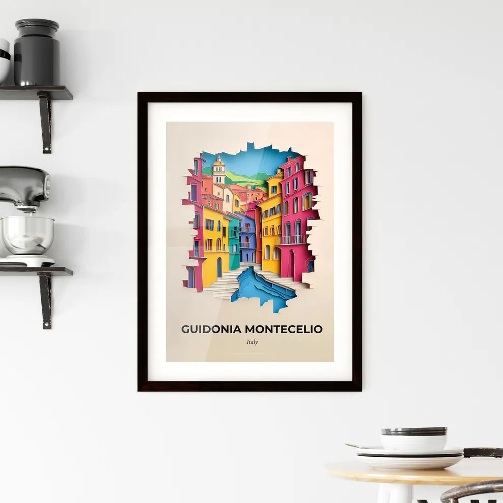 Vivid Guidonia Montecelio, Italy, Framed Wall Art