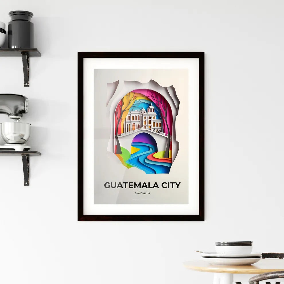 Vivid Guatemala City, Guatemala, Framed Wall Art