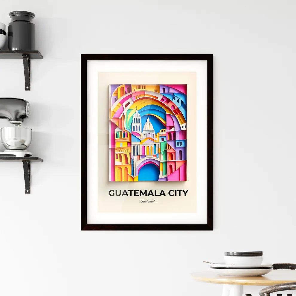 Vivid Guatemala City, Guatemala, Framed Wall Art