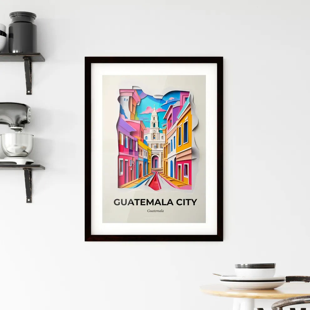 Vivid Guatemala City, Guatemala, Framed Wall Art