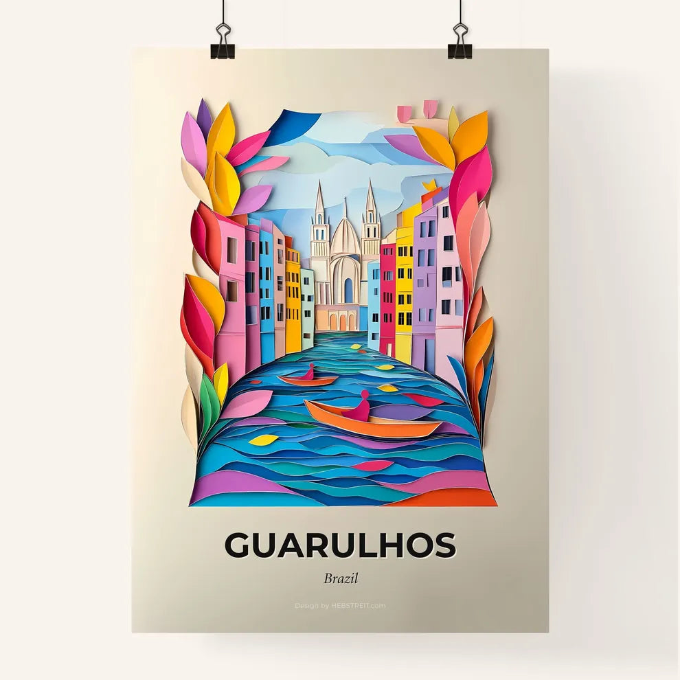 Vivid Guarulhos, Brazil, Colorful Poster