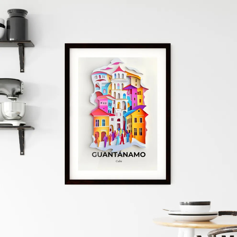 Vivid Guantánamo, Cuba, Framed Wall Art