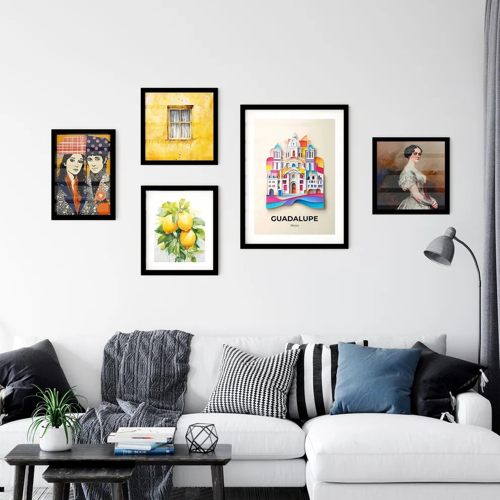 Vivid Guadalupe, Mexico, Premium Framed Prints