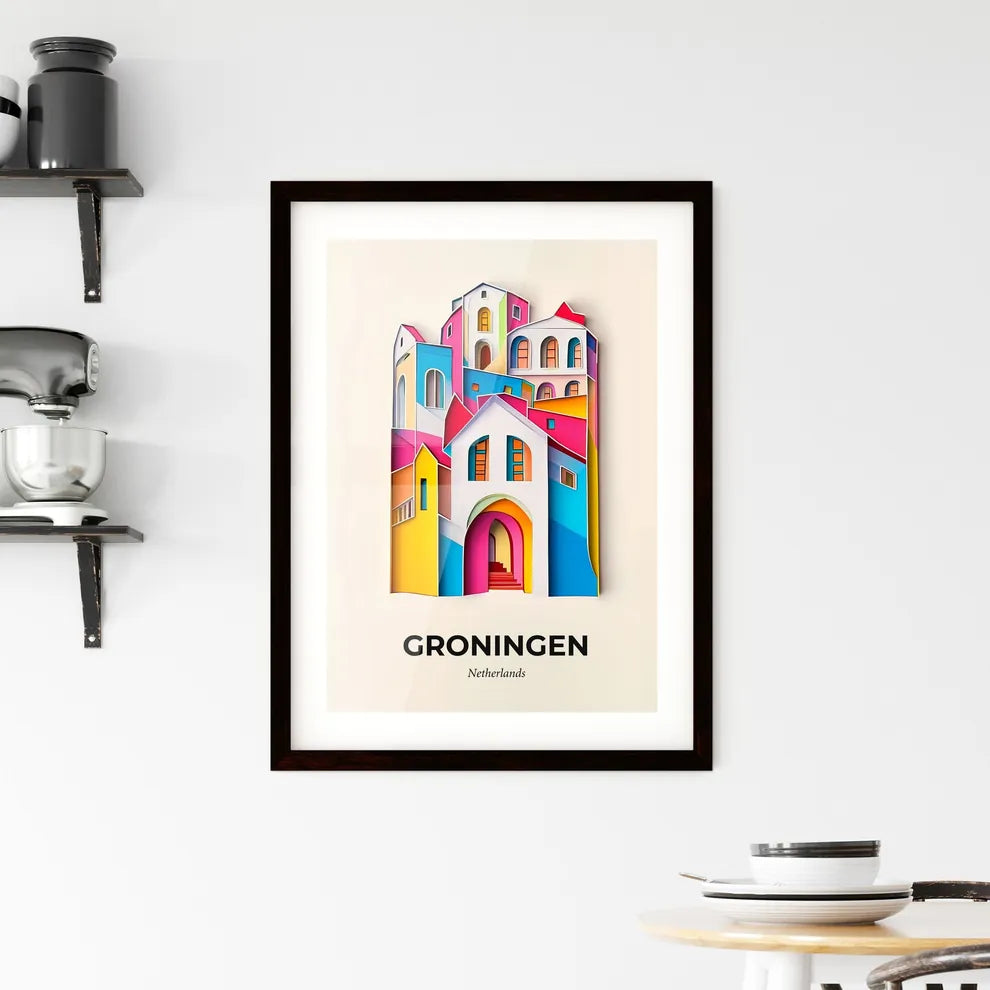 Vivid Groningen, Netherlands, Framed Wall Art
