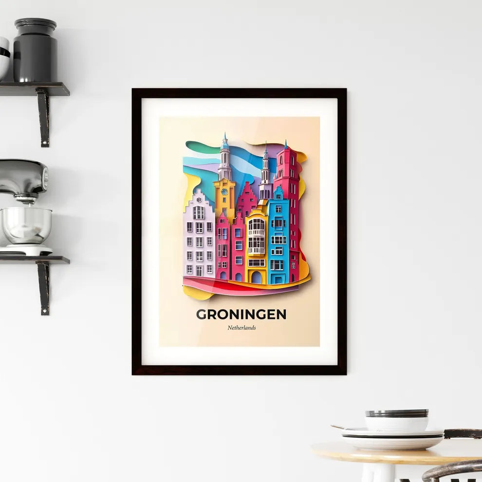 Vivid Groningen, Netherlands, Framed Wall Art