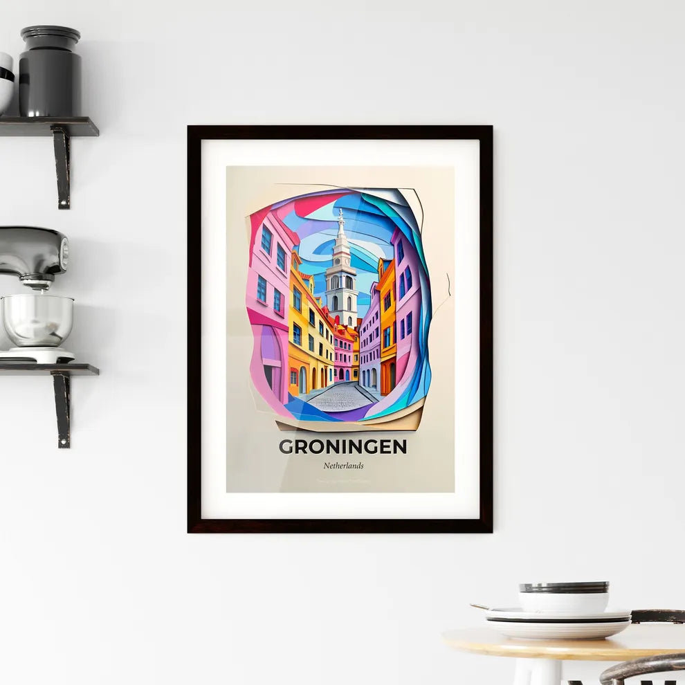 Vivid Groningen, Netherlands, Framed Wall Art