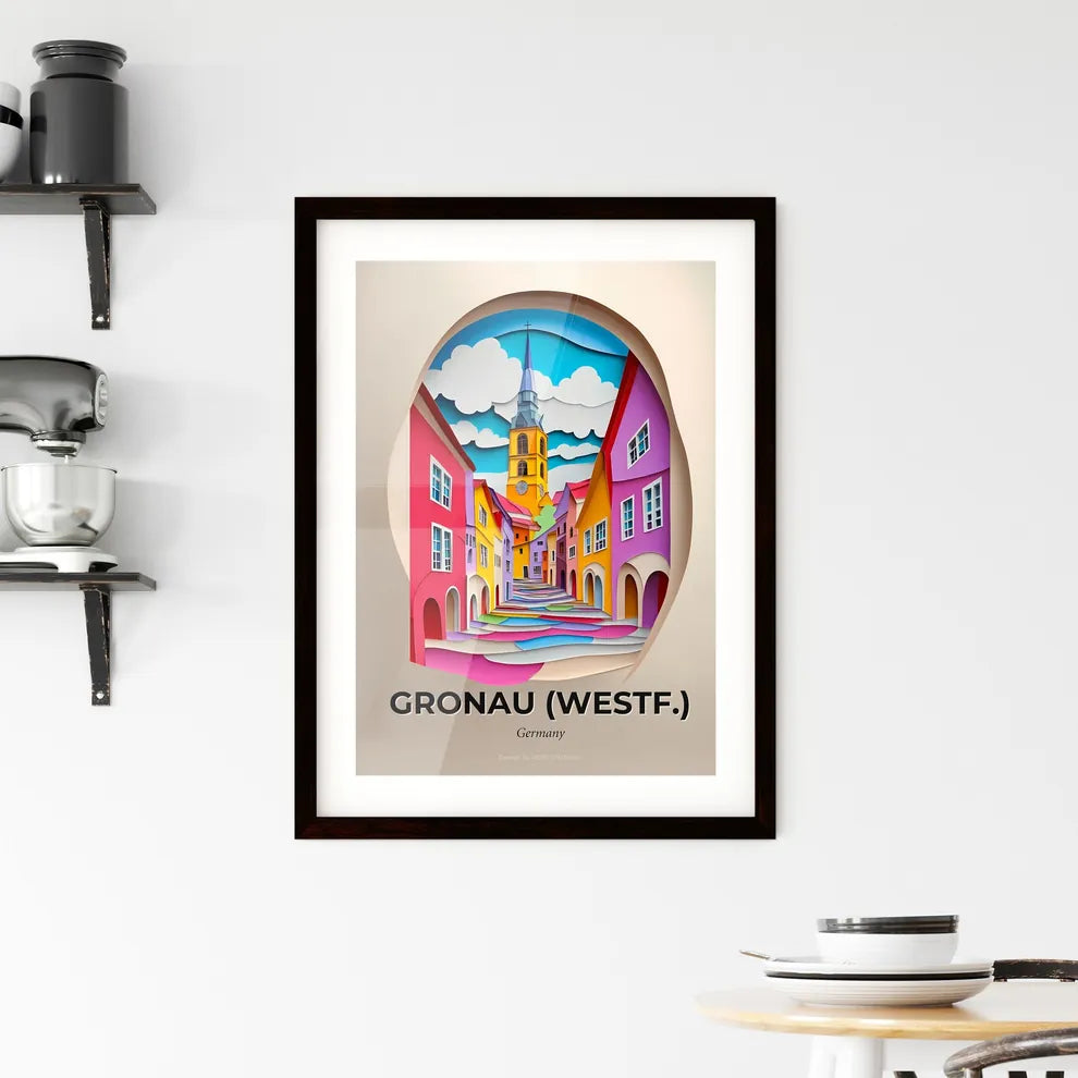 Vivid Gronau (Westf.), Germany, Framed Wall Art