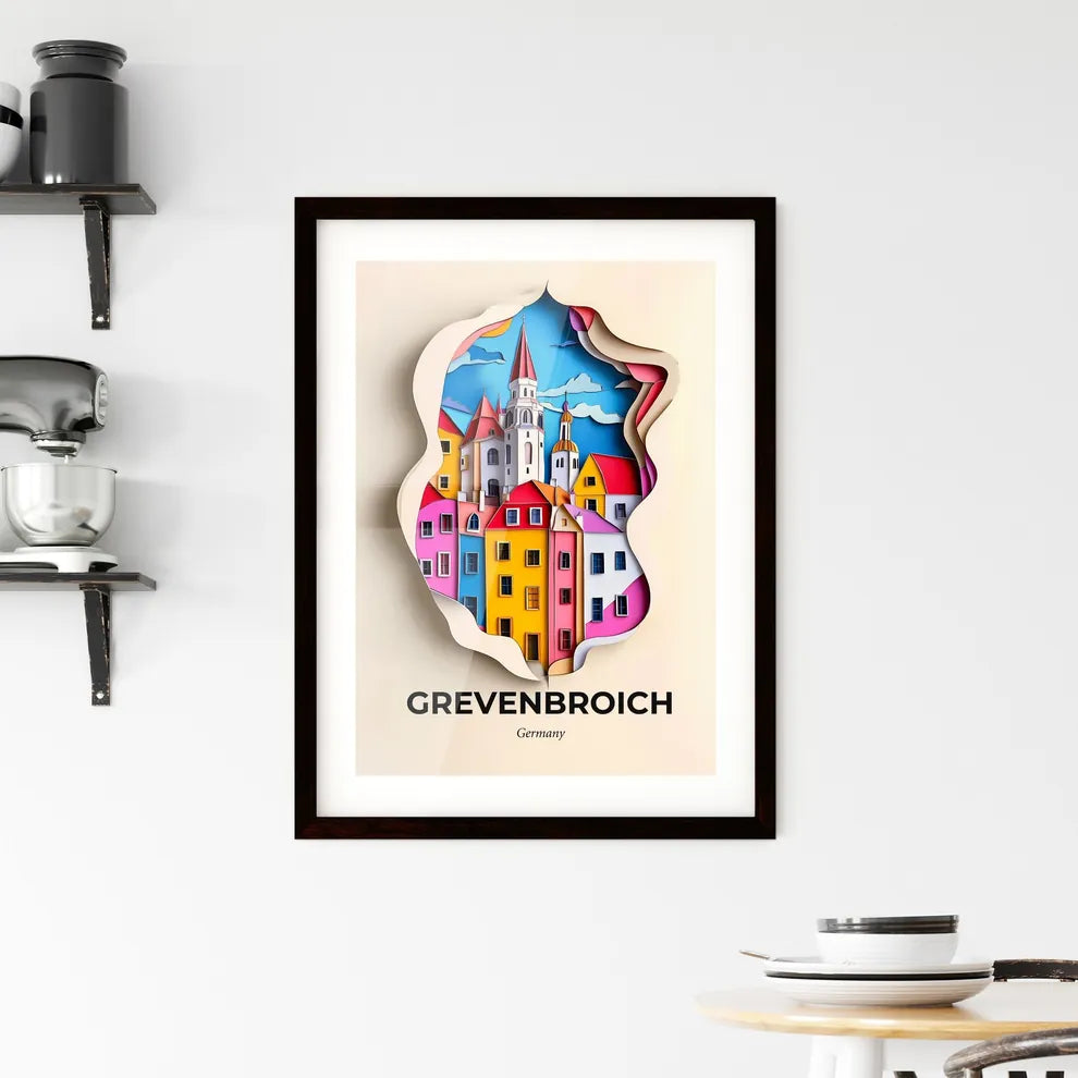 Vivid Grevenbroich, Germany, Framed Wall Art
