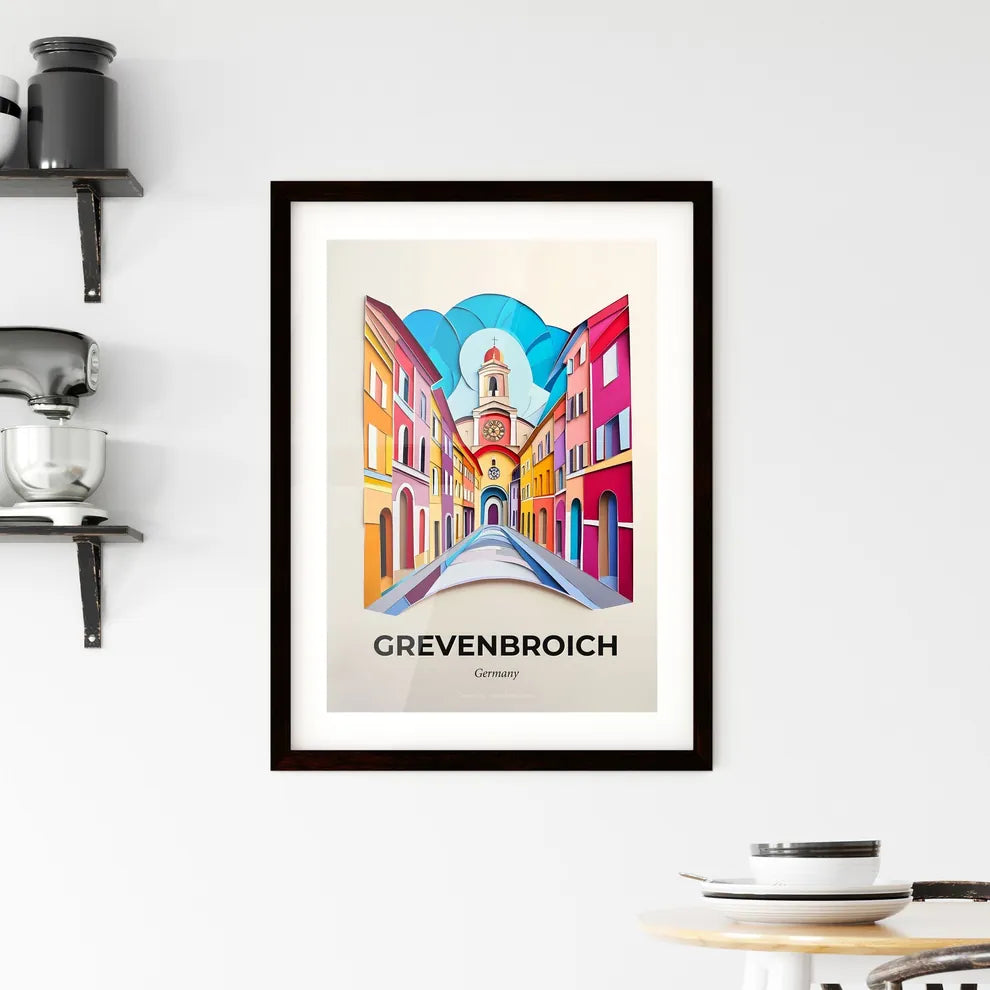 Vivid Grevenbroich, Germany, Framed Wall Art