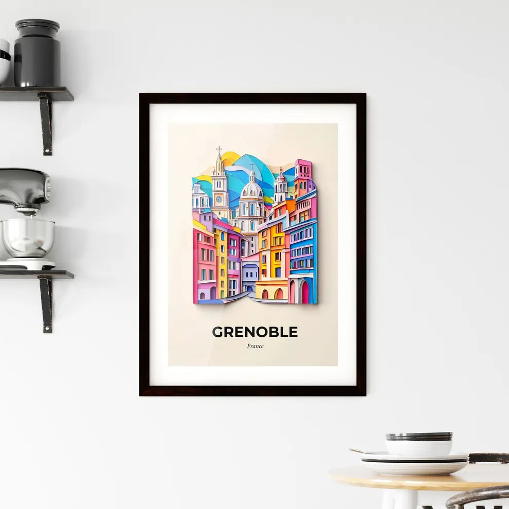 Vivid Grenoble, France, Framed Wall Art