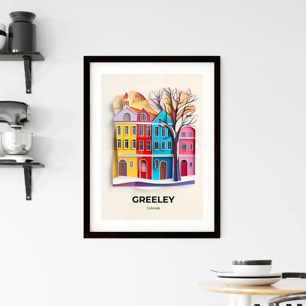 Vivid Greeley, Colorado, Framed Wall Art