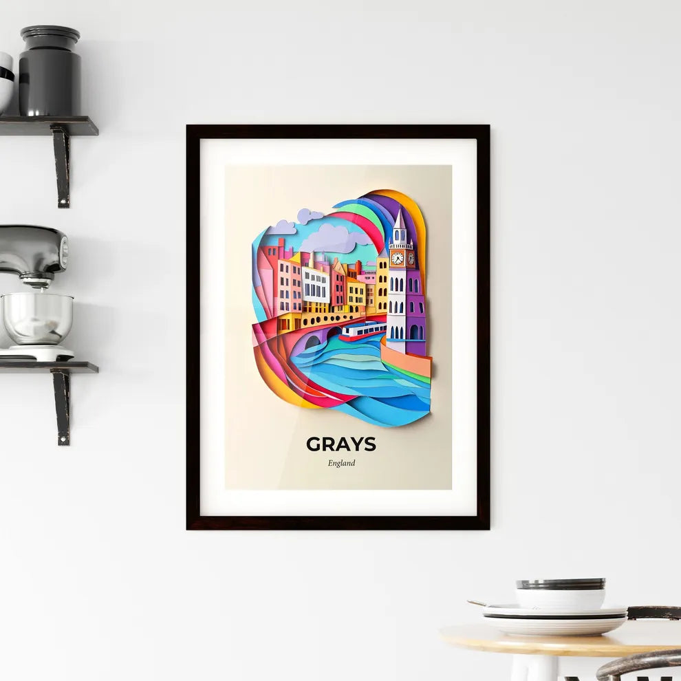 Vivid Grays, England, Framed Wall Art