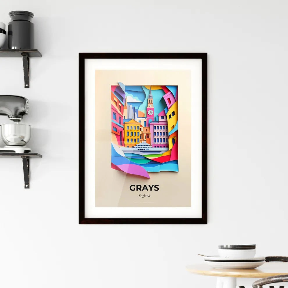 Vivid Grays, England, Framed Wall Art