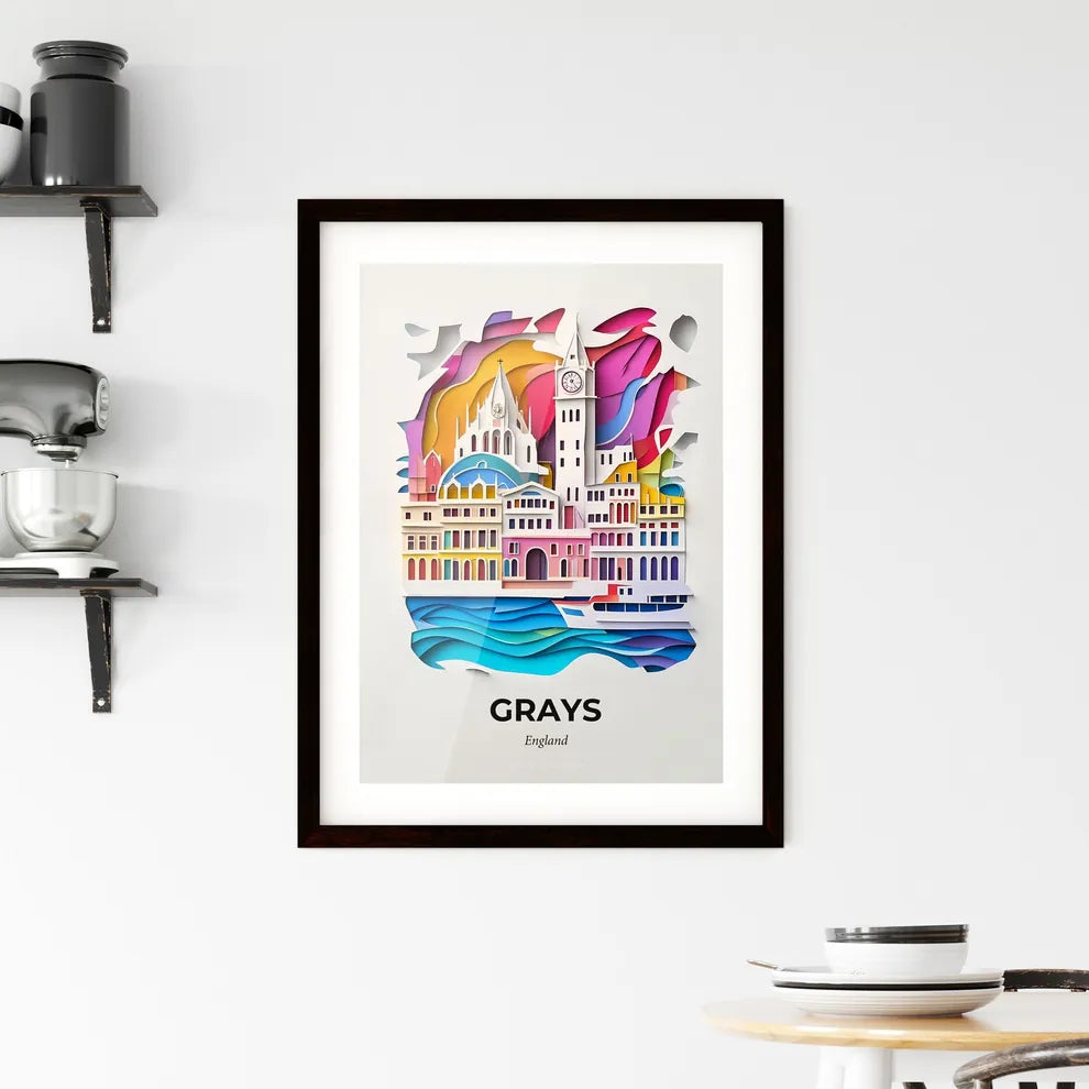 Vivid Grays, England, Framed Wall Art