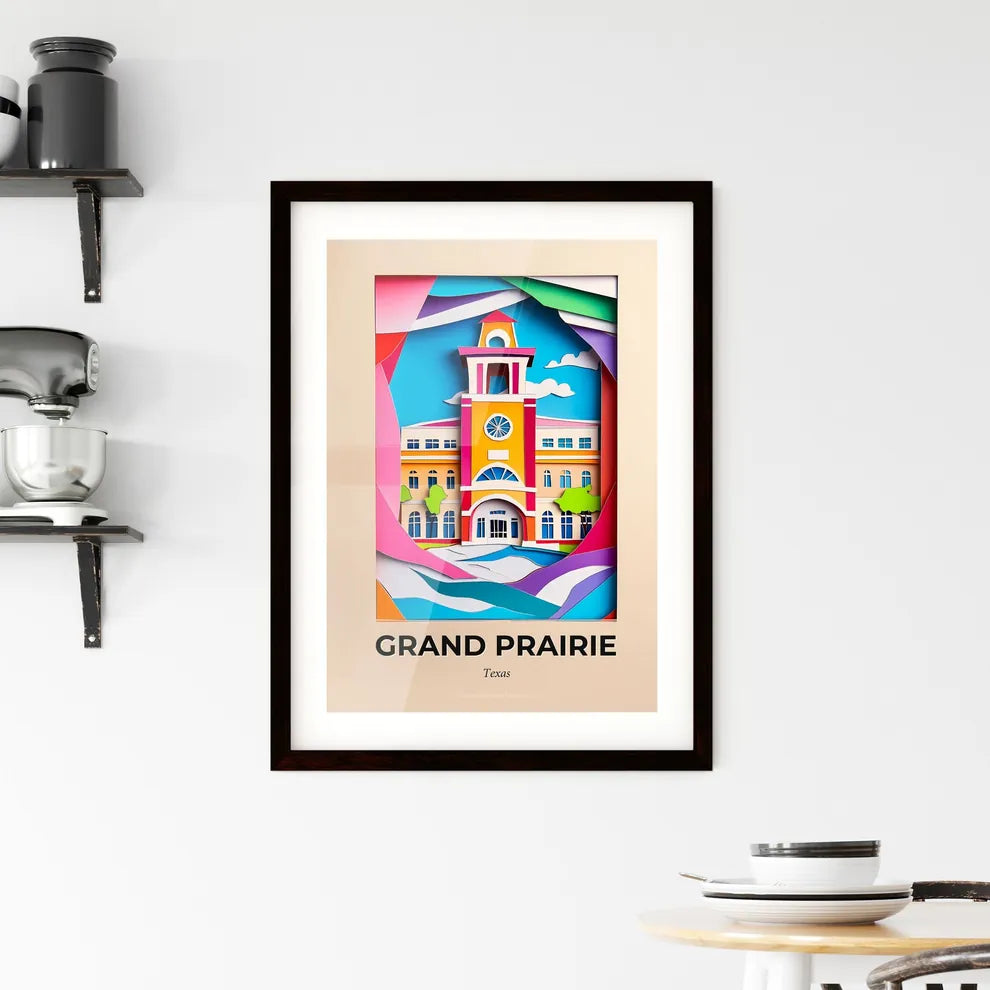 Vivid Grand Prairie, Texas, Framed Wall Art