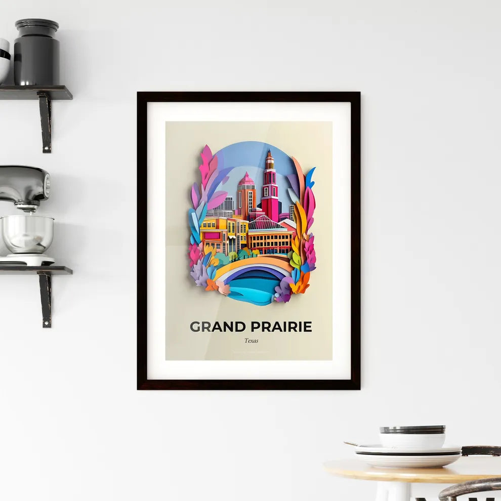 Vivid Grand Prairie, Texas, Framed Wall Art