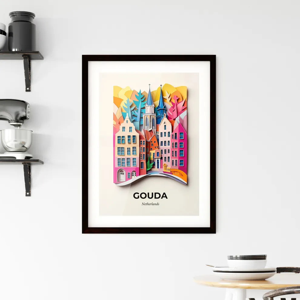 Vivid Gouda, Netherlands, Framed Wall Art