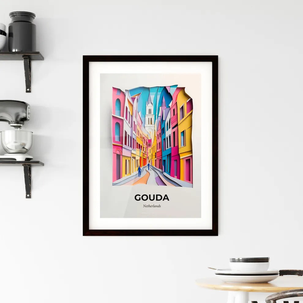Vivid Gouda, Netherlands, Framed Wall Art