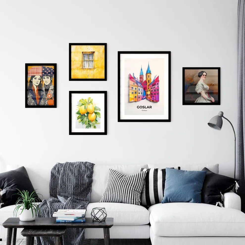 Vivid Goslar, Germany, Premium Framed Prints