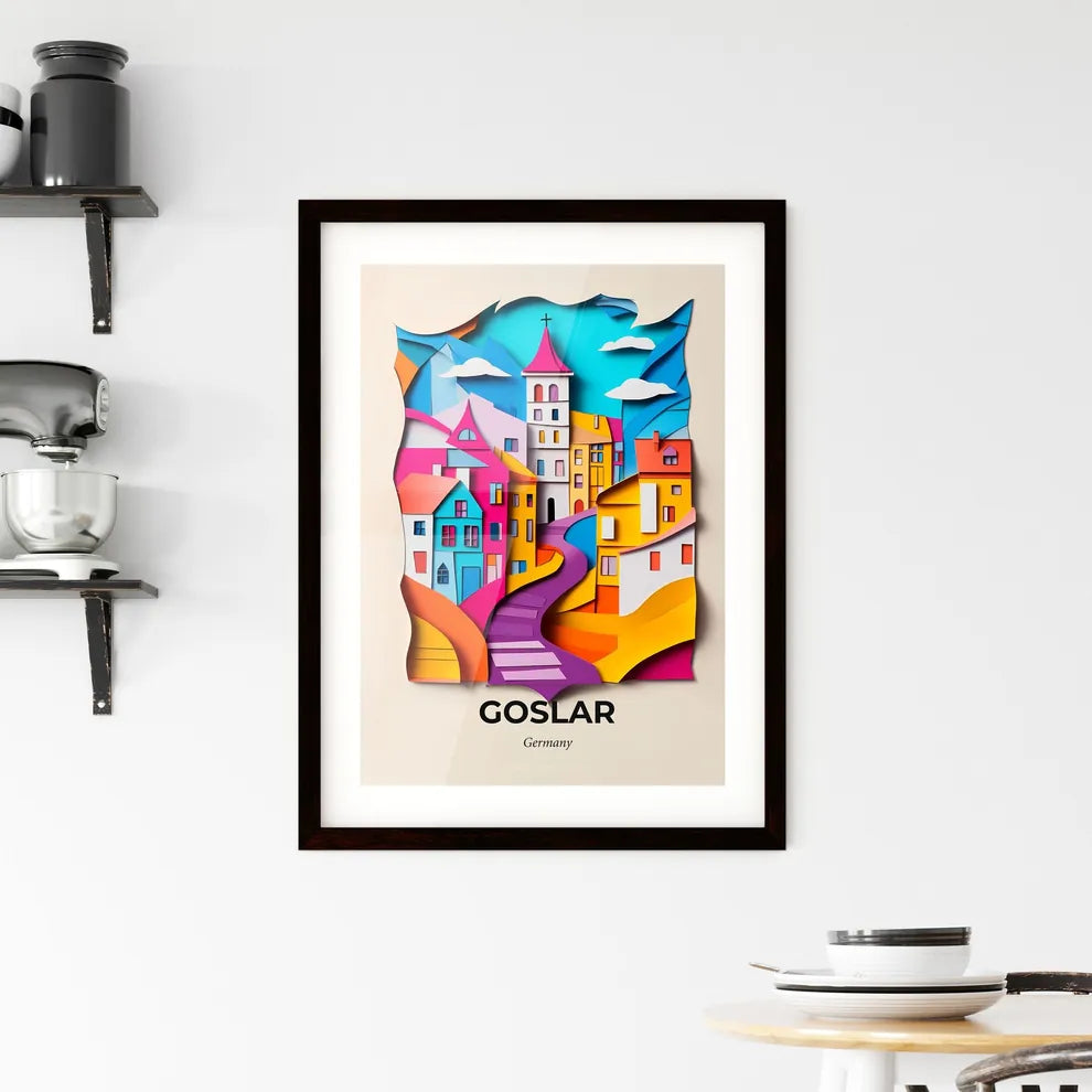 Vivid Goslar, Germany, Framed Wall Art