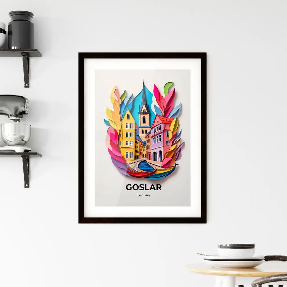 Vivid Goslar, Germany, Framed Wall Art