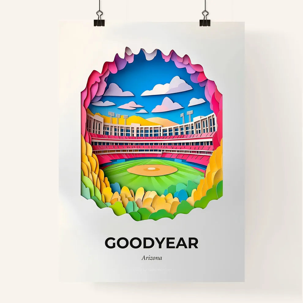 Vivid Goodyear, Arizona, Colorful Poster