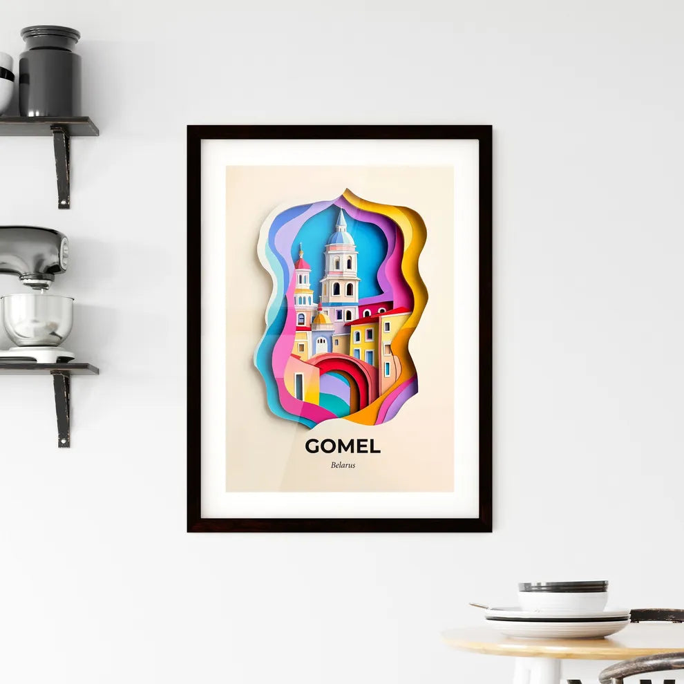 Vivid Gomel, Belarus, Framed Wall Art