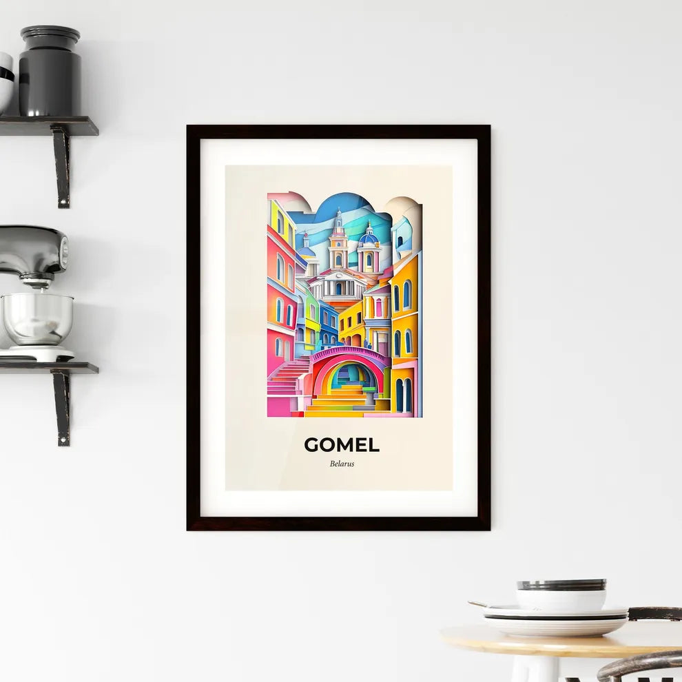 Vivid Gomel, Belarus, Framed Wall Art