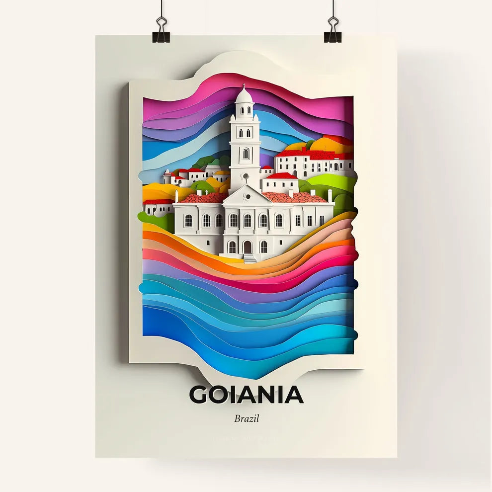 Vivid Goiania, Brazil, Colorful Poster